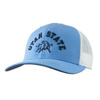 Utah State Aggie Bull Mesh Snapback Cap